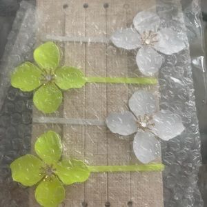 Flower Hair Clips
